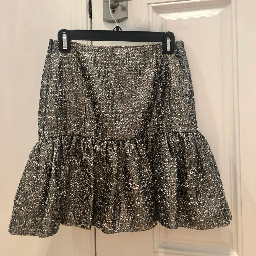 RED Valenino Fancy Boucle Tweed Skirt